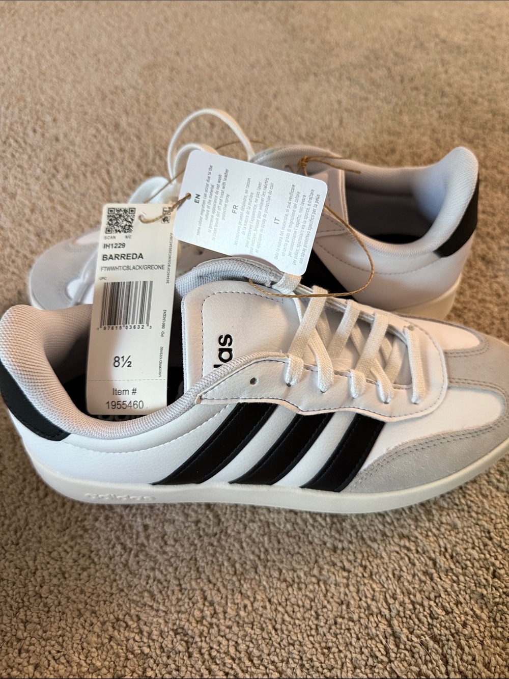 Adidas Barreda Sneakers - New in Box